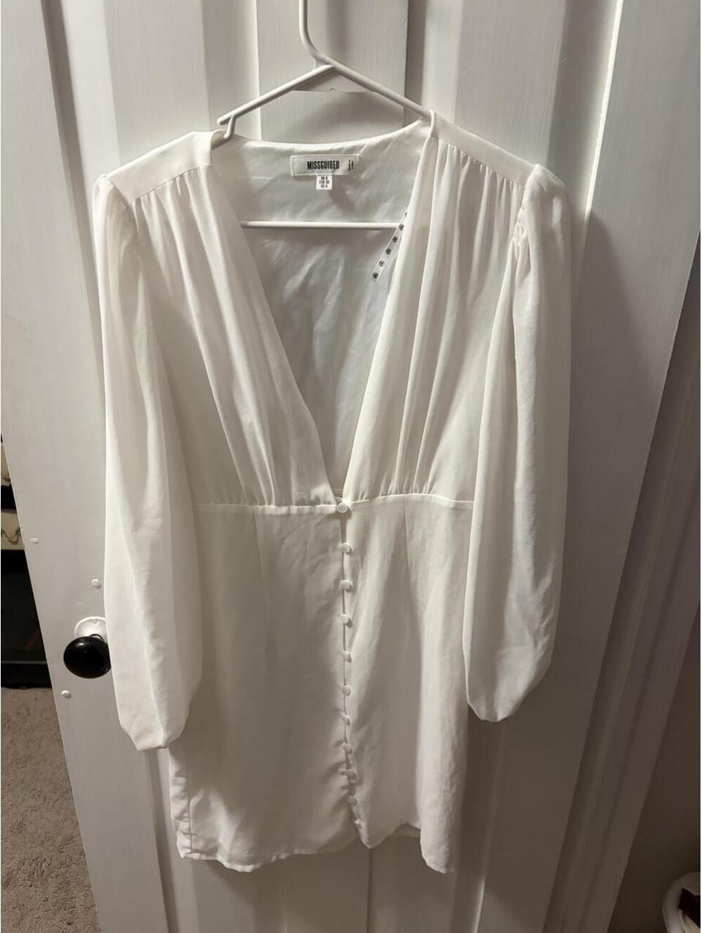 Missguided Women's White Blous